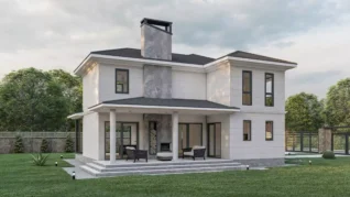 Kocaeli'de temelden çatıya inşaat projesi yürüten Kocaeli İnşaat Yapı firmasının şantiye alanı ve tamamlanmış lüks villa görseli.