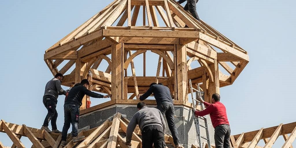 Kule Çatı Sistemleri yapımı Kule Çatı Sistemleri yapımı
