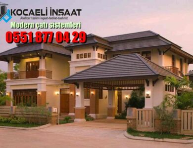 kocaeli modern çatı sistemleri