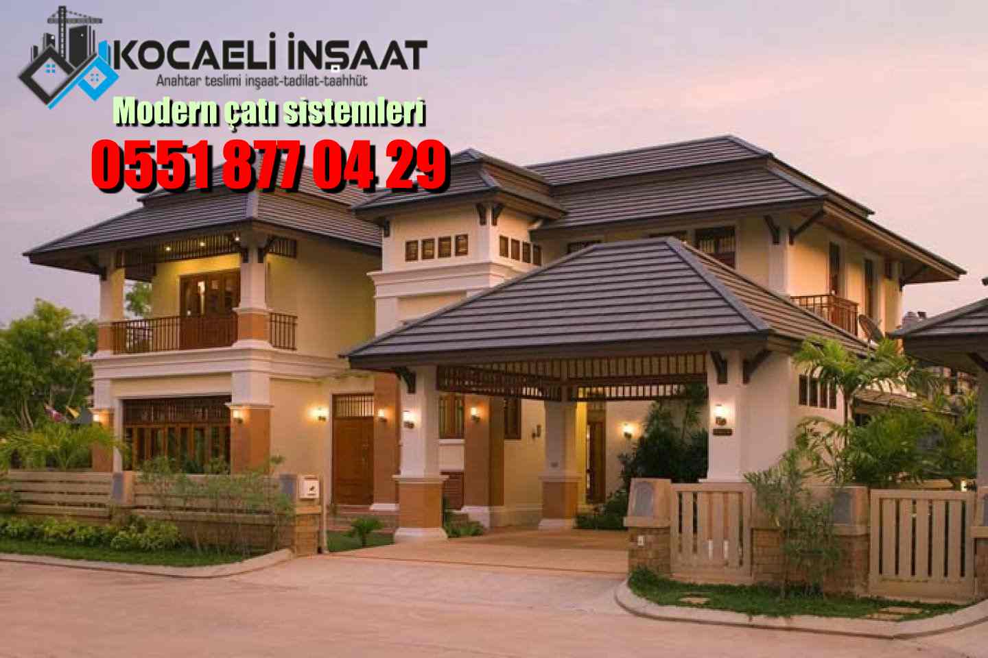 kocaeli modern çatı sistemleri