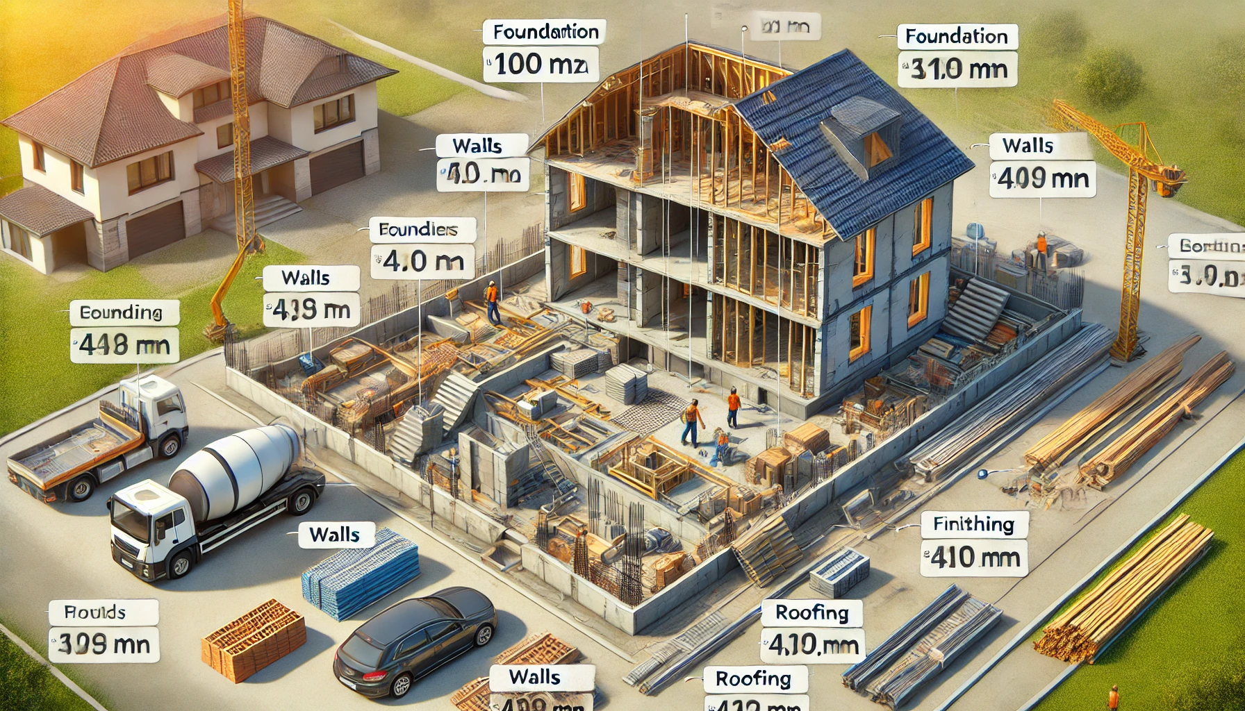 100 m2 inşaat maliyeti