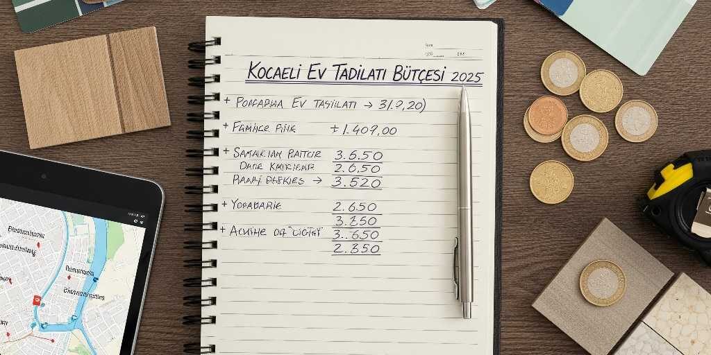 Ev Tadilatında Bütçe Planlaması Kocaeli Piyasasına Göre Ortalama Maliyetler Ev Tadilatında Bütçe Planlaması Kocaeli Piyasasına Göre Ortalama Maliyetler