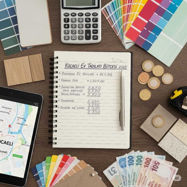 Ev Tadilatında Bütçe Planlaması Kocaeli Piyasasına Göre Ortalama Maliyetler Ev Tadilatında Bütçe Planlaması Kocaeli Piyasasına Göre Ortalama Maliyetler