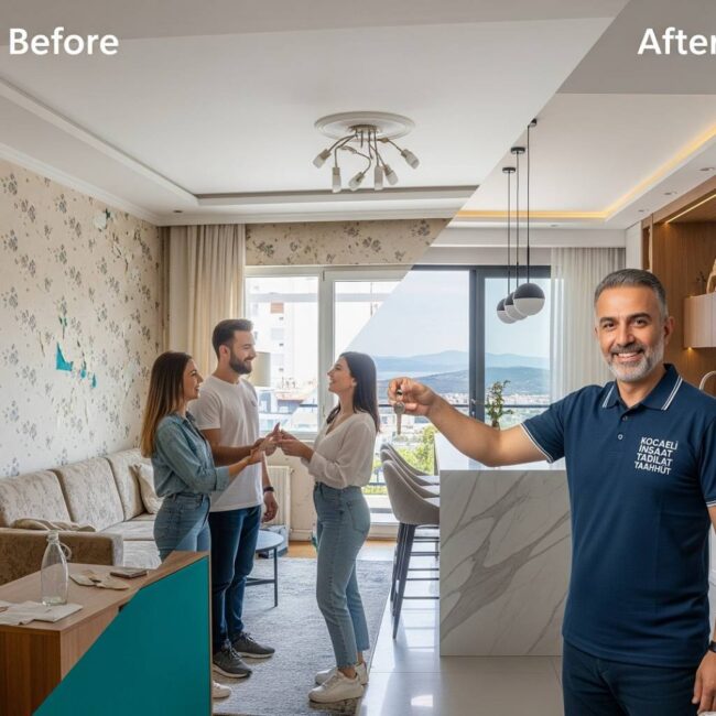 Kocaeli Komple Ev Yenileme Başından Sonuna Profesyonel Hizmet