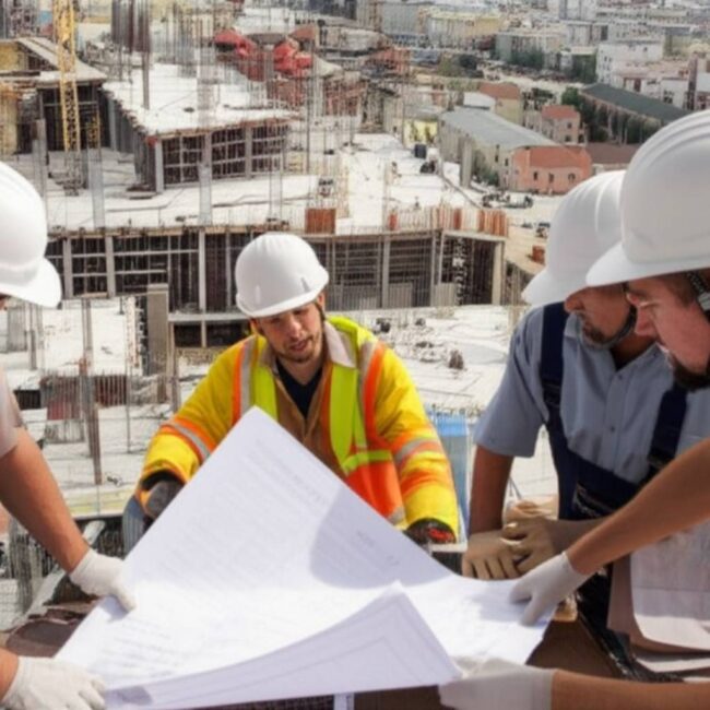 Anahtar teslim inşaatta profesyonel iş gücü