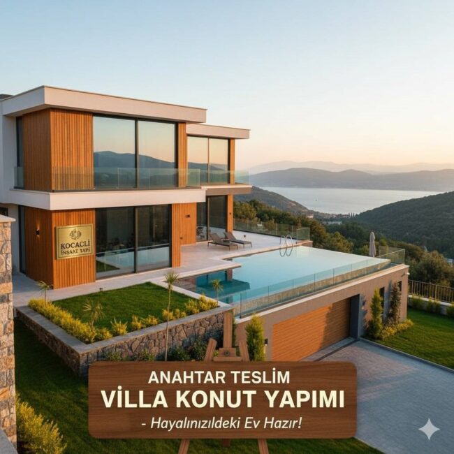 Anahtar teslim Villa Konut Yapımı