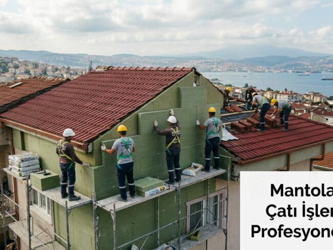 Mantolama yalıtım ve çatı işlerinizde profesyonel ekip