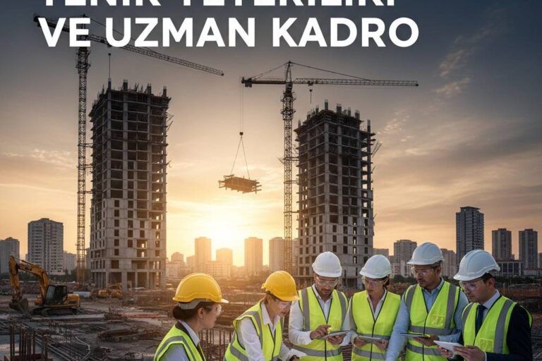 İnşaat işlerinde Teknik Yeterlilik ve Uzman Kadro