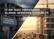 İyi Bir İnşaat Firmasında Olması Gereken Özellikler