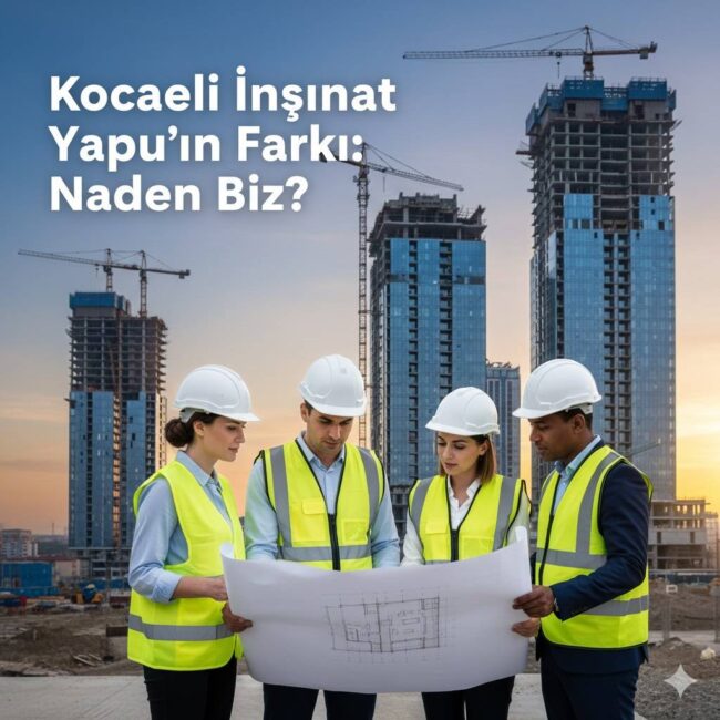 Kocaeli İnşaat Yapı'nın Farkı Neden Biz