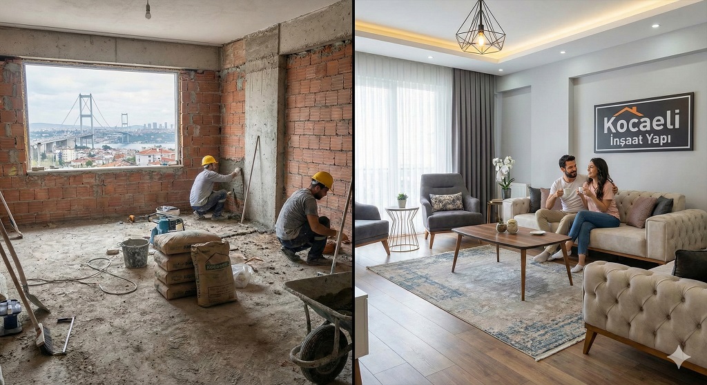 Kocaeli & İzmit Anahtar Teslim Ev Tadilatı