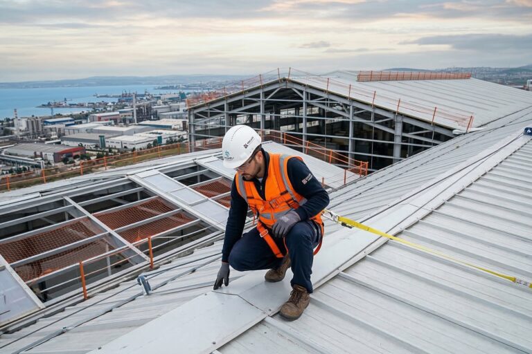 Endüstriyel Çatı Bakımı ve Onarımında Hayati İş Güvenliği Standartları