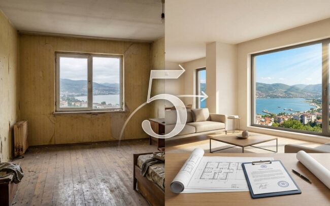 İzmit'te Eski Evinizi Yenilemenin 5 Adımı