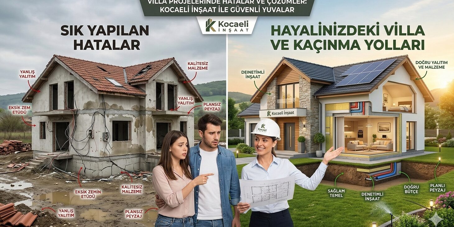 Villa Projelerinde Sık Yapılan Hatalar ve Bunlardan Kaçınma Yolları