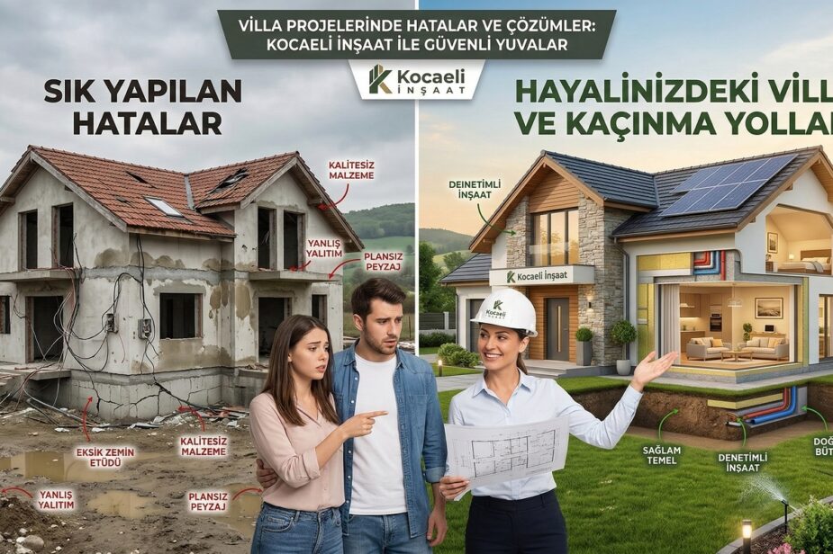 Villa Projelerinde Sık Yapılan Hatalar ve Bunlardan Kaçınma Yolları Villa Projelerinde Sık Yapılan Hatalar ve Bunlardan Kaçınma Yolları