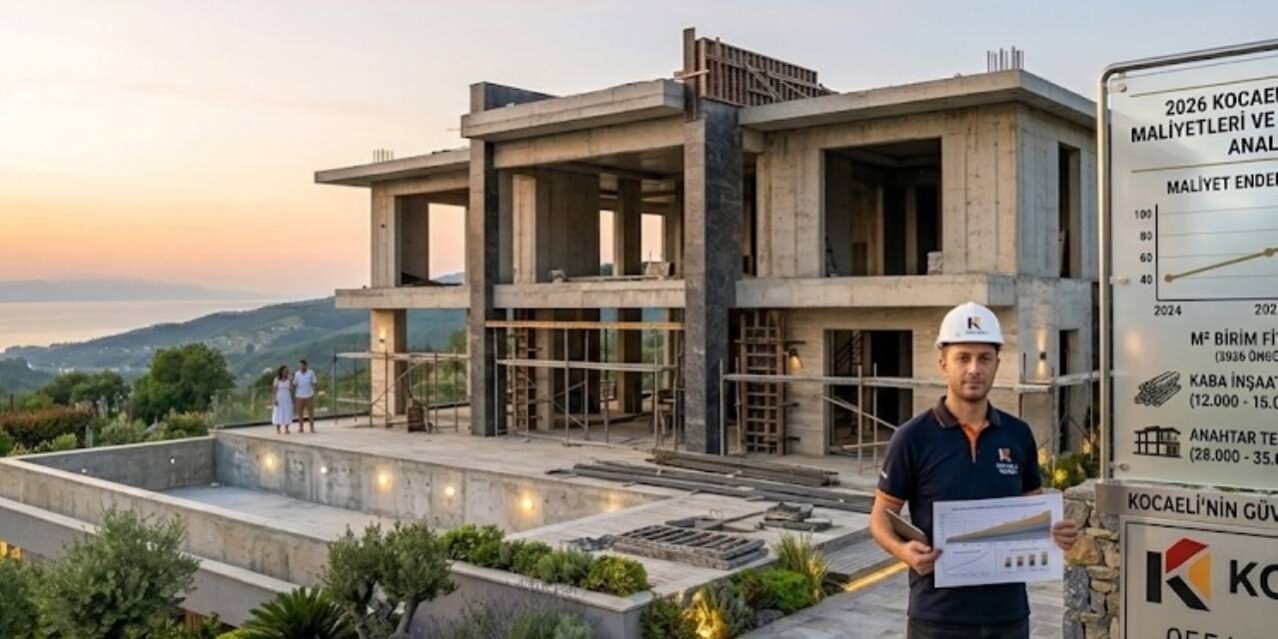 2026 Kocaeli İnşaat Maliyetleri ve m2 Fiyatları