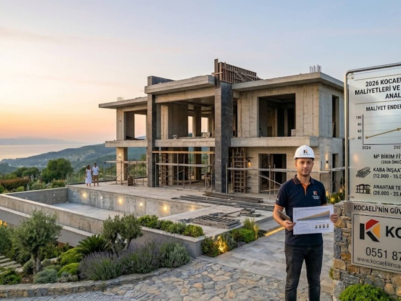 2026 Kocaeli İnşaat Maliyetleri ve m2 Fiyatları