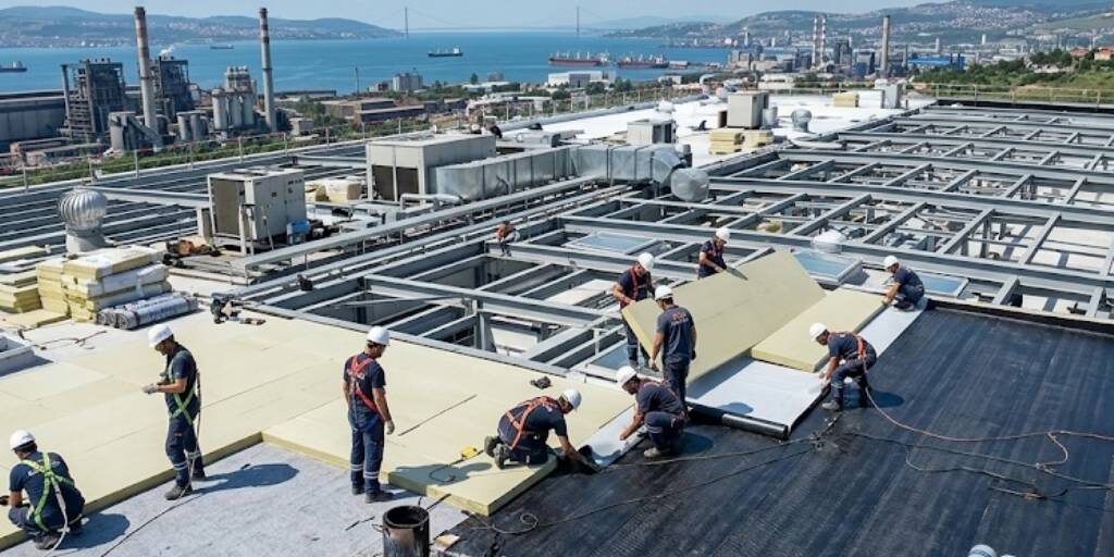 Endüstriyel Çatılarda Su ve Isı İzolasyonu İşlemleri Nasıl Yapılmalı