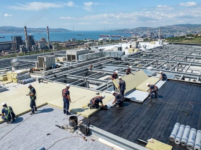 Endüstriyel Çatılarda Su ve Isı İzolasyonu İşlemleri Nasıl Yapılmalı