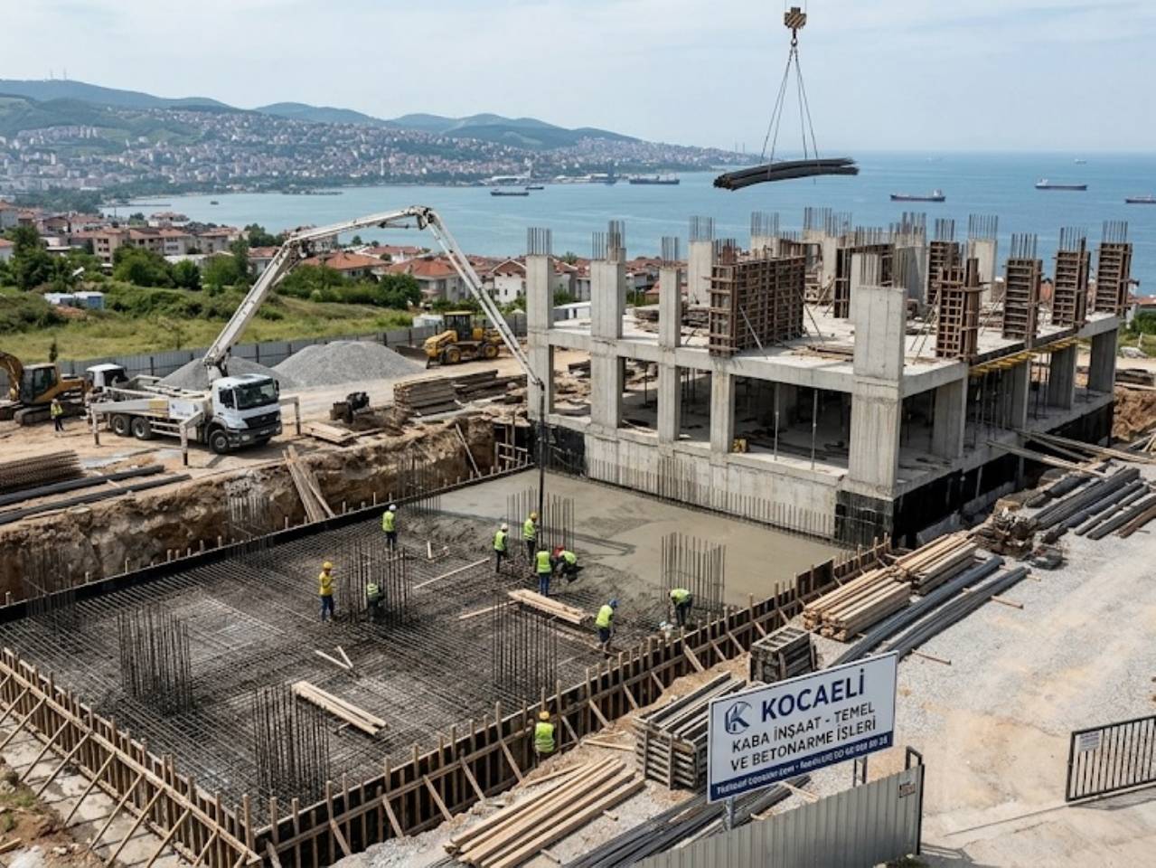 Kocaeli Kaba İnşaat, Temel ve Betonarme İşleri