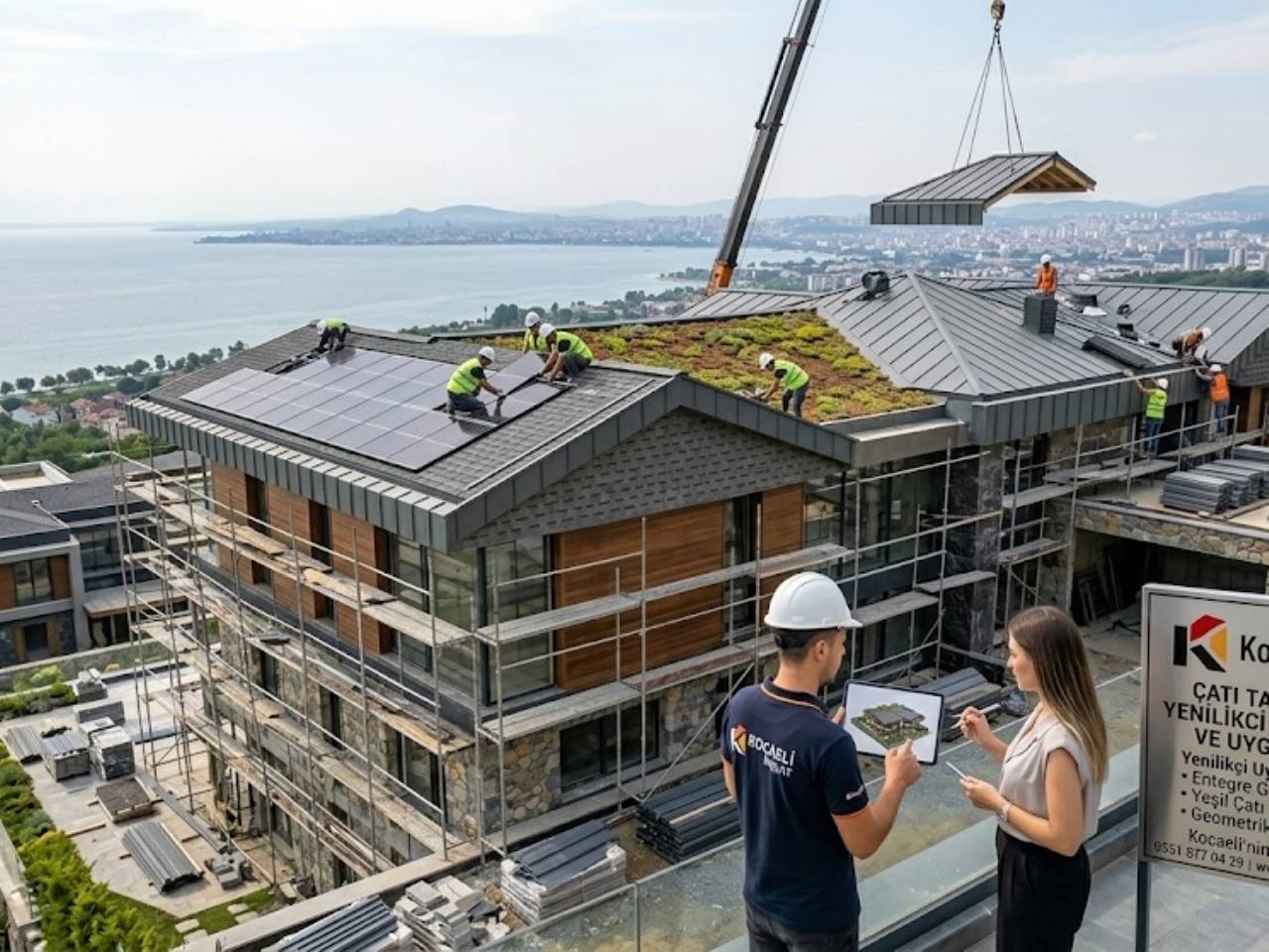 Kocaeli de Çatı Tasarımı