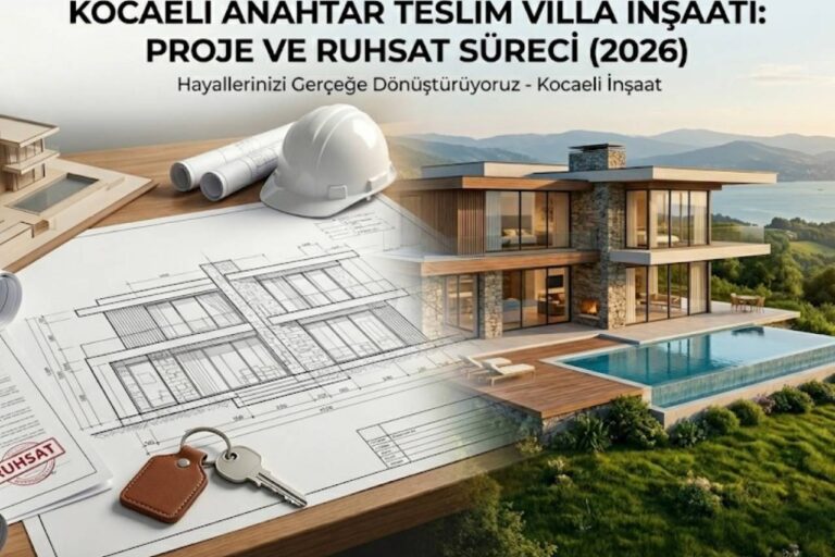 Kocaeli’de Villa İnşaatı Ruhsattan Anahtar Teslimine 2026 Rehberi
