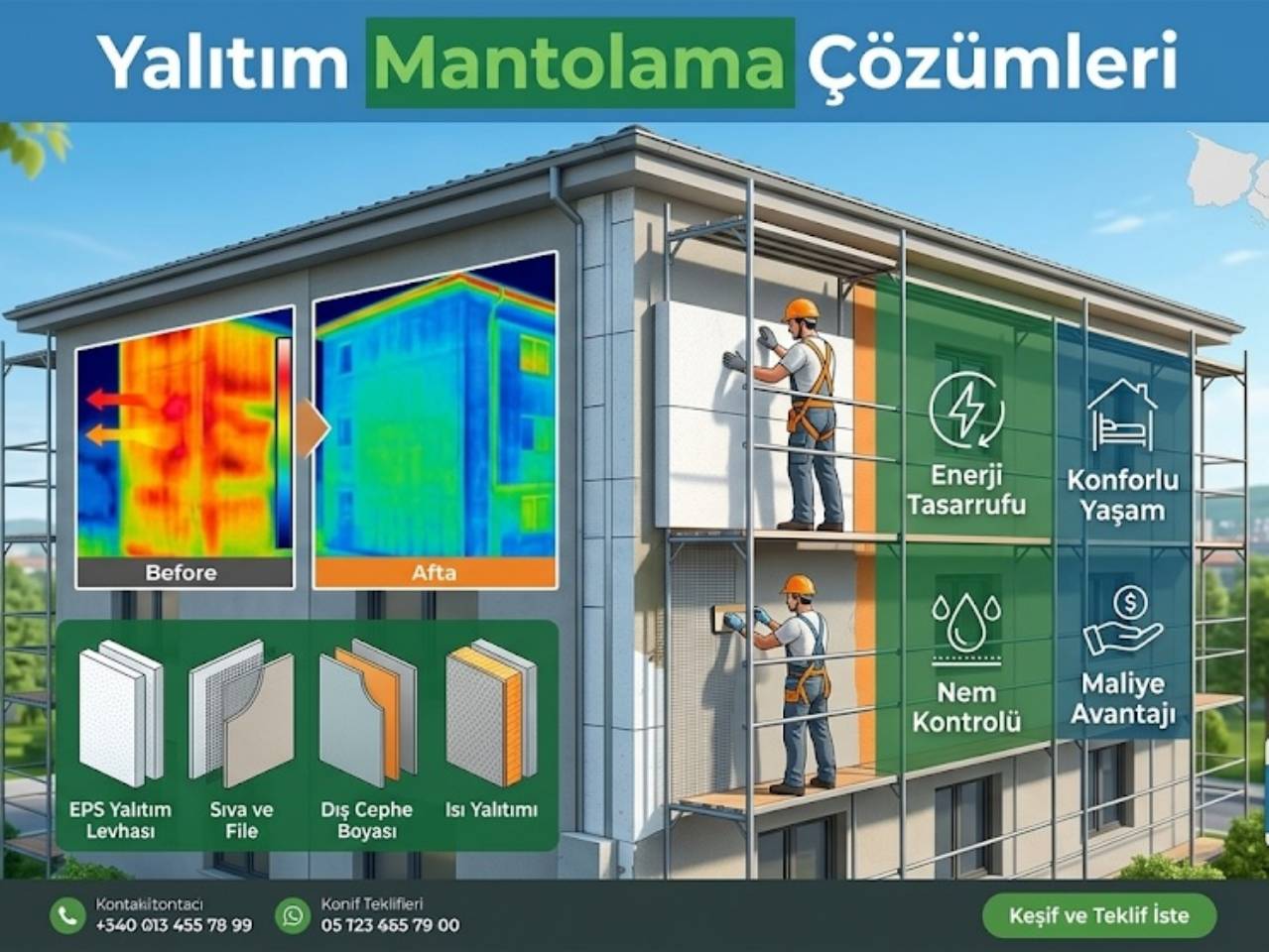 Kocaeli'nde Profesyonel Yalıtım Mantolama Çözümleri