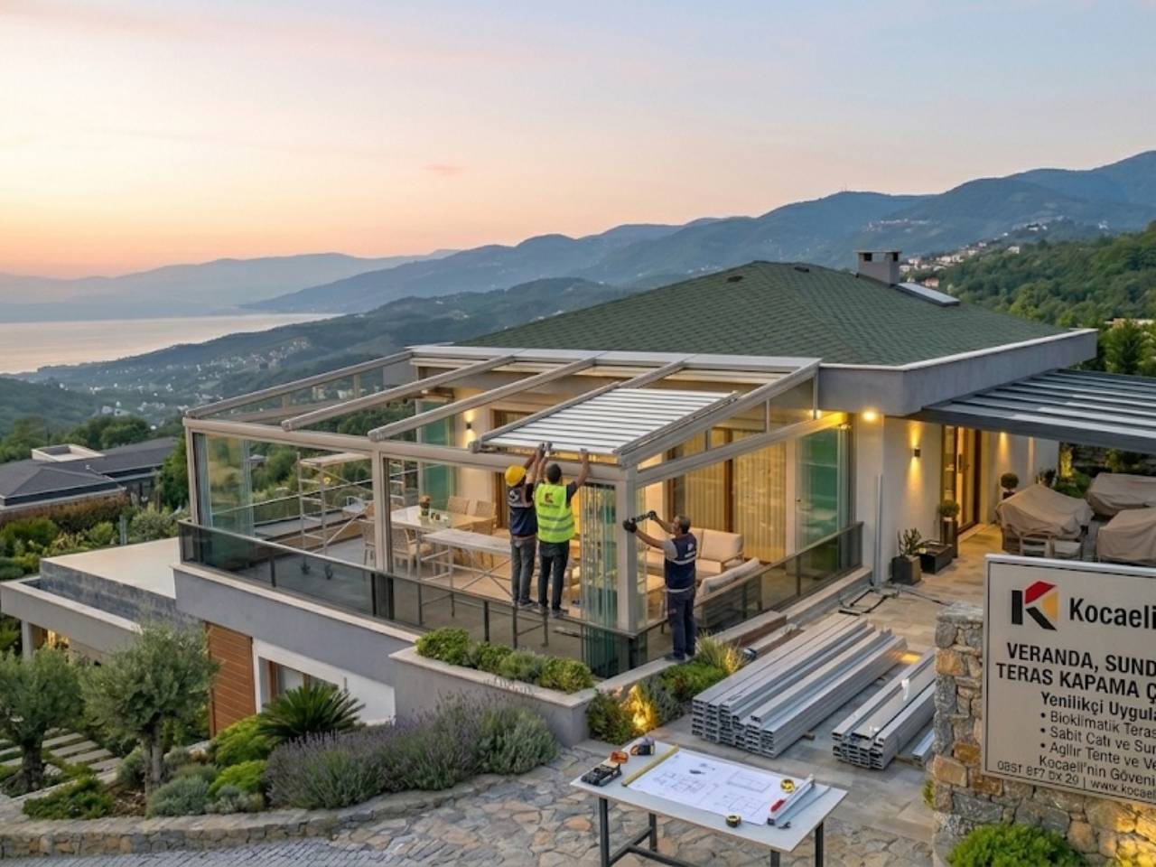 Veranda sundurma teras kapama çözümleri