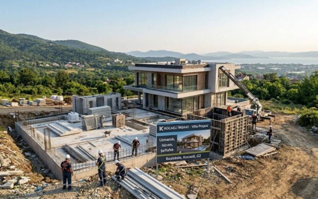 Villa inşaatı danışmanlık firması kocaeli