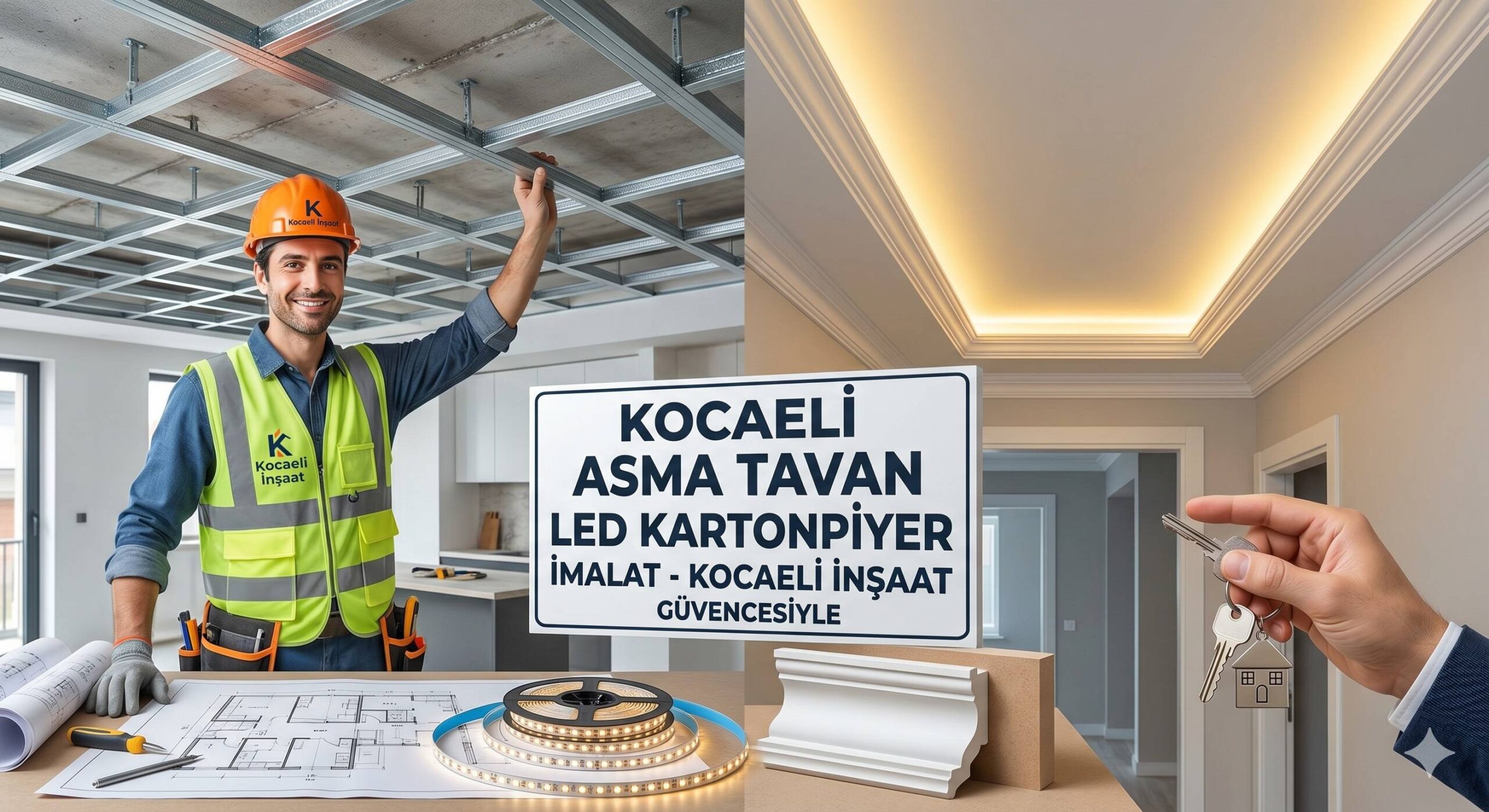 Kocaeli Asma tavan led kartonpiyer imalat (2)