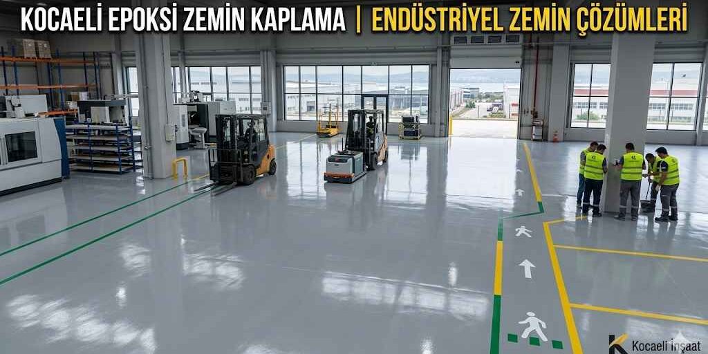 Kocaeli epoksi zemin kaplama ve endüstriyel zemin çözümleri uygulaması