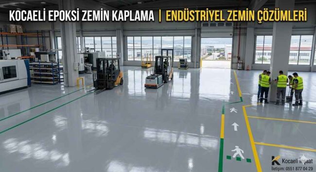 Kocaeli epoksi zemin kaplama ve endüstriyel zemin çözümleri uygulaması