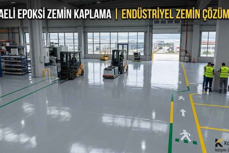 Kocaeli epoksi zemin kaplama ve endüstriyel zemin çözümleri uygulaması