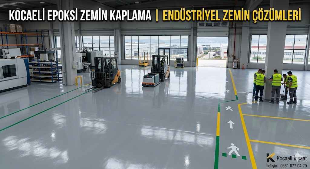 Kocaeli Epoksi Zemin Kaplama Kocaeli epoksi zemin kaplama ve endüstriyel zemin çözümleri uygulaması