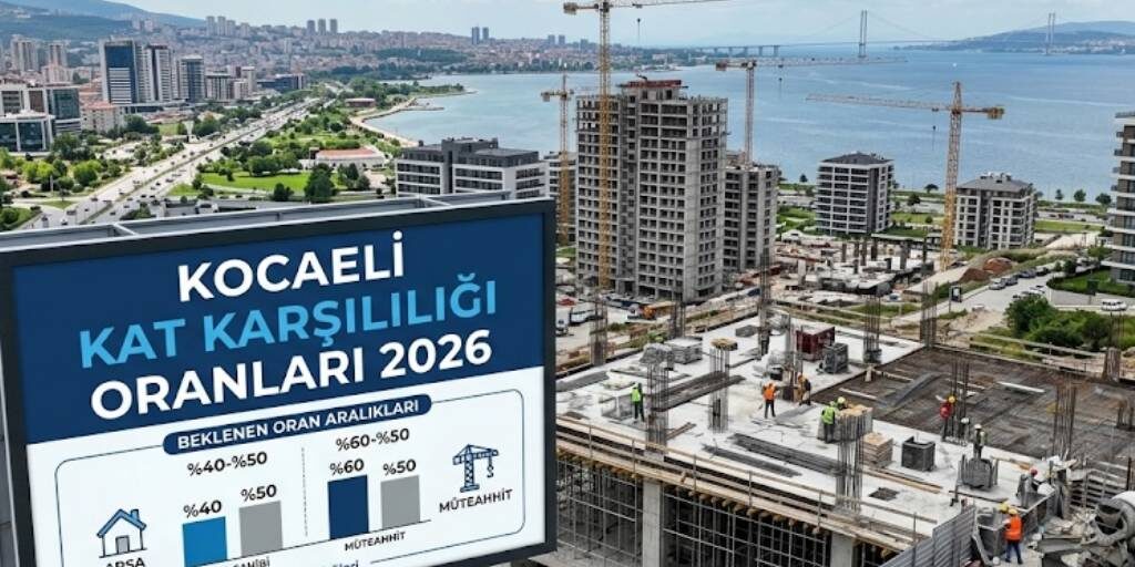 Kocaeli kat karşılığı oranları 2026 Kocaeli kat karşılığı oranları 2026