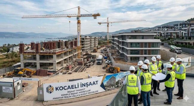 Kocaeli inşaat taahhüt firmaları kurumsal anahtar teslim proje uygulama sahası