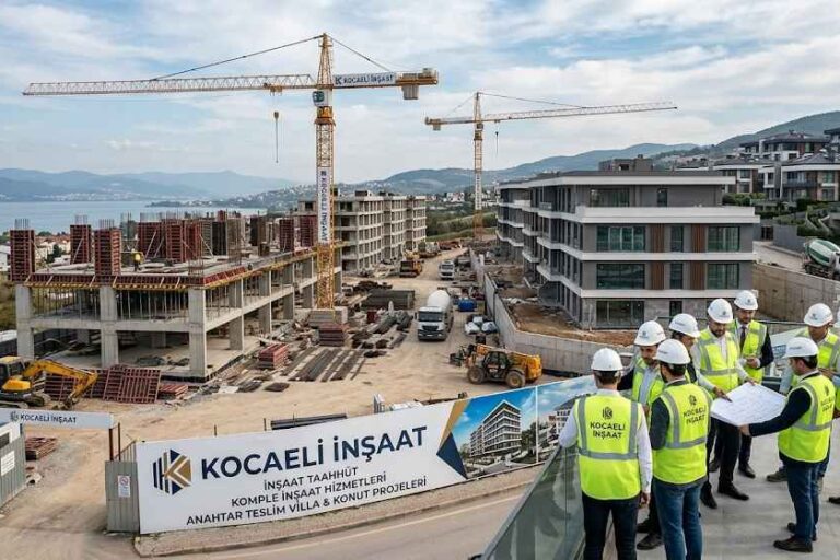 Kocaeli inşaat taahhüt firmaları kurumsal anahtar teslim proje uygulama sahası