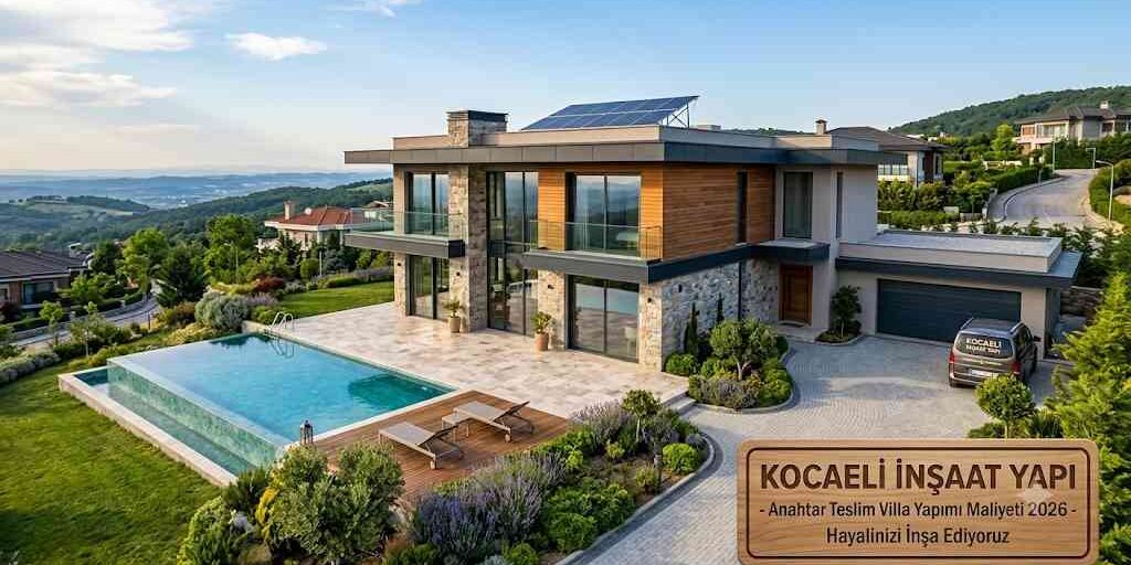 Anahtar Teslim Villa Yapımı Maliyeti 2026 – Kocaeli İnşaat Yapı anahtar teslim villa yapımı maliyeti 2026