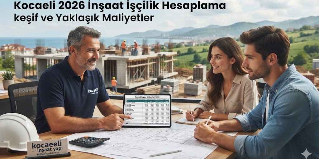Kocaeli 2026 inşaat işçilik hesaplama ve anahtar teslim ev yapma maliyetleri uzman rehberi