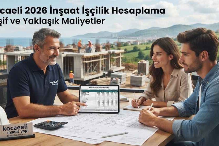 Kocaeli 2026 İnşaat İşçilik Hesaplama ve Yaklaşık Maliyetler Kocaeli 2026 inşaat işçilik hesaplama ve anahtar teslim ev yapma maliyetleri uzman rehberi