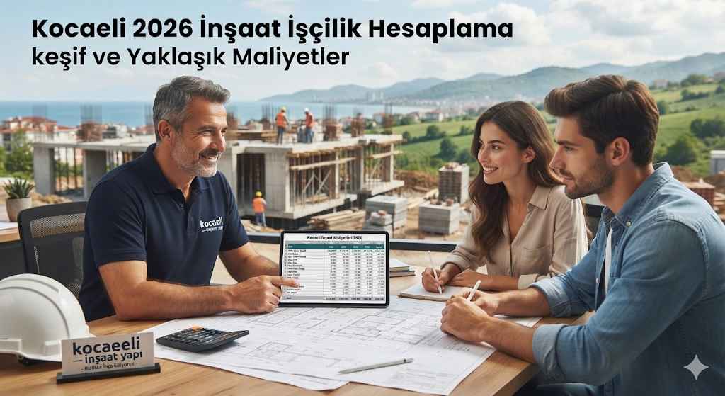 Kocaeli 2026 inşaat işçilik hesaplama ve anahtar teslim ev yapma maliyetleri uzman rehberi