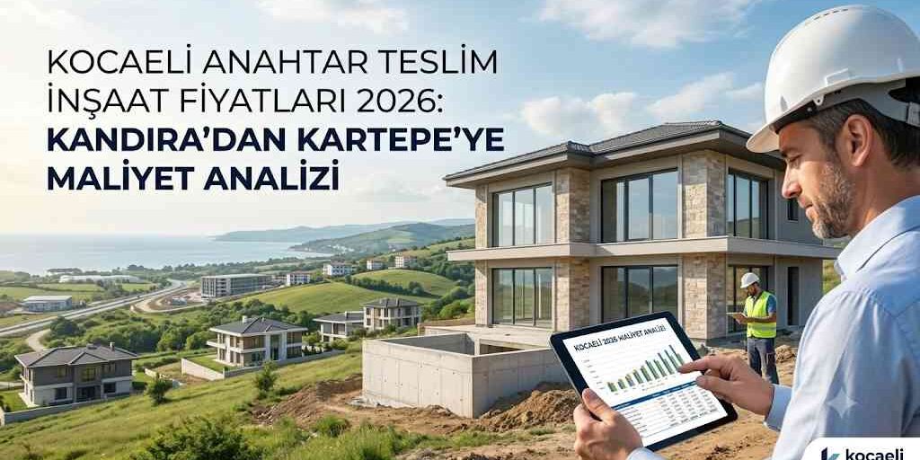 Kocaeli Anahtar Teslim İnşaat Fiyatları 2026 Maliyet Analizi Kocaeli anahtar teslim inşaat fiyatları 2026