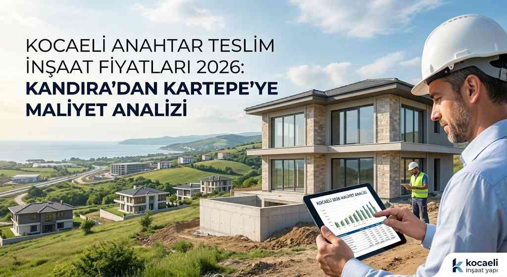 Kocaeli anahtar teslim inşaat fiyatları 2026