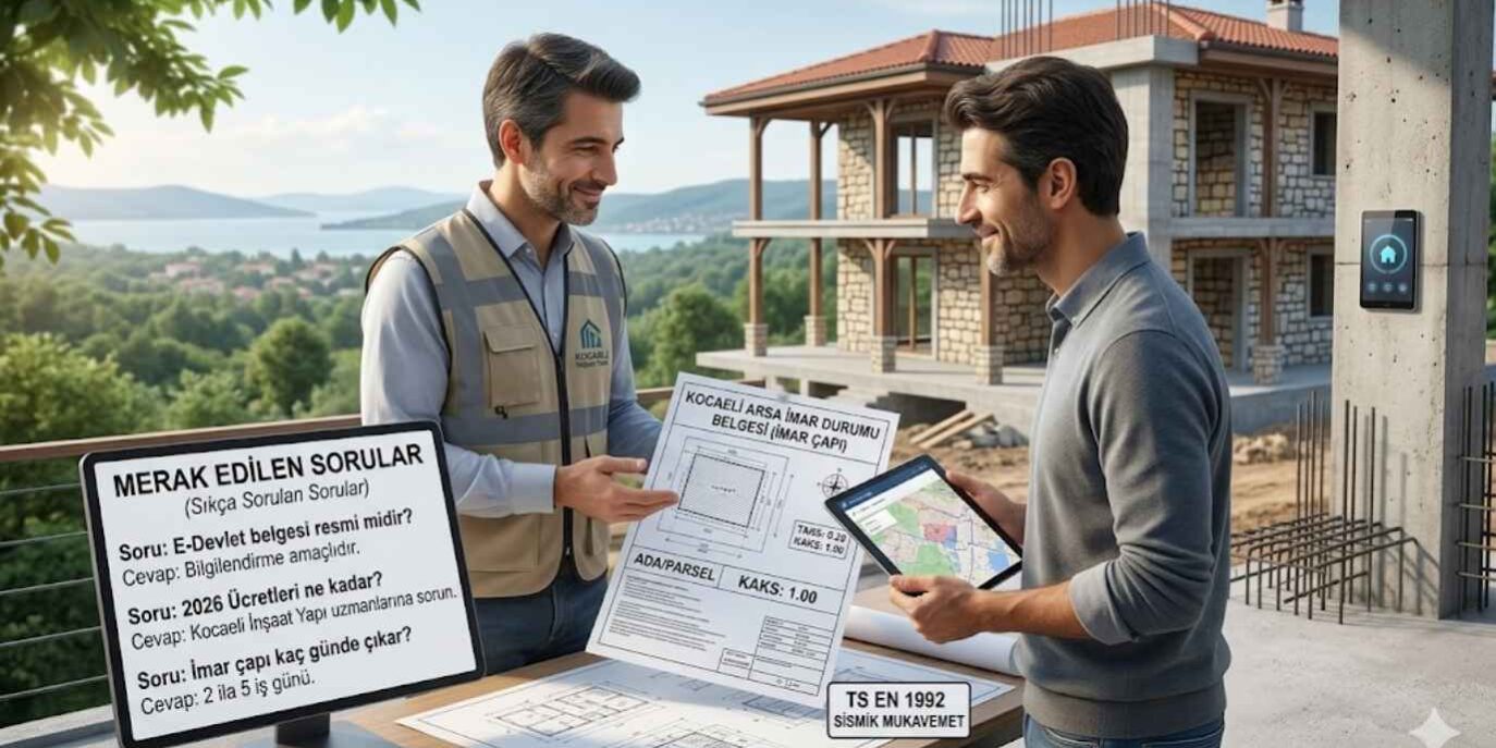 Kocaeli Arsa İmar Durumu Belgesi Nasıl Alınır?