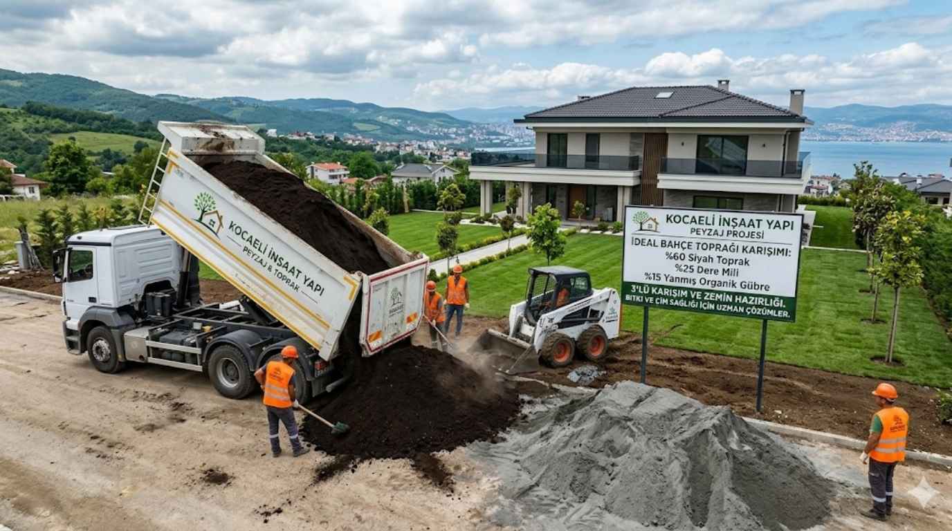 kocaeli bahçe toprağı fiyatları 2026 izmit elenmiş bitki toprağı satışı gübreli hazır toprak m3 fiyatı kocaeli inşaat yapı peyzaj toprağı 3 lü karışım bahçe toprağı kocaeli