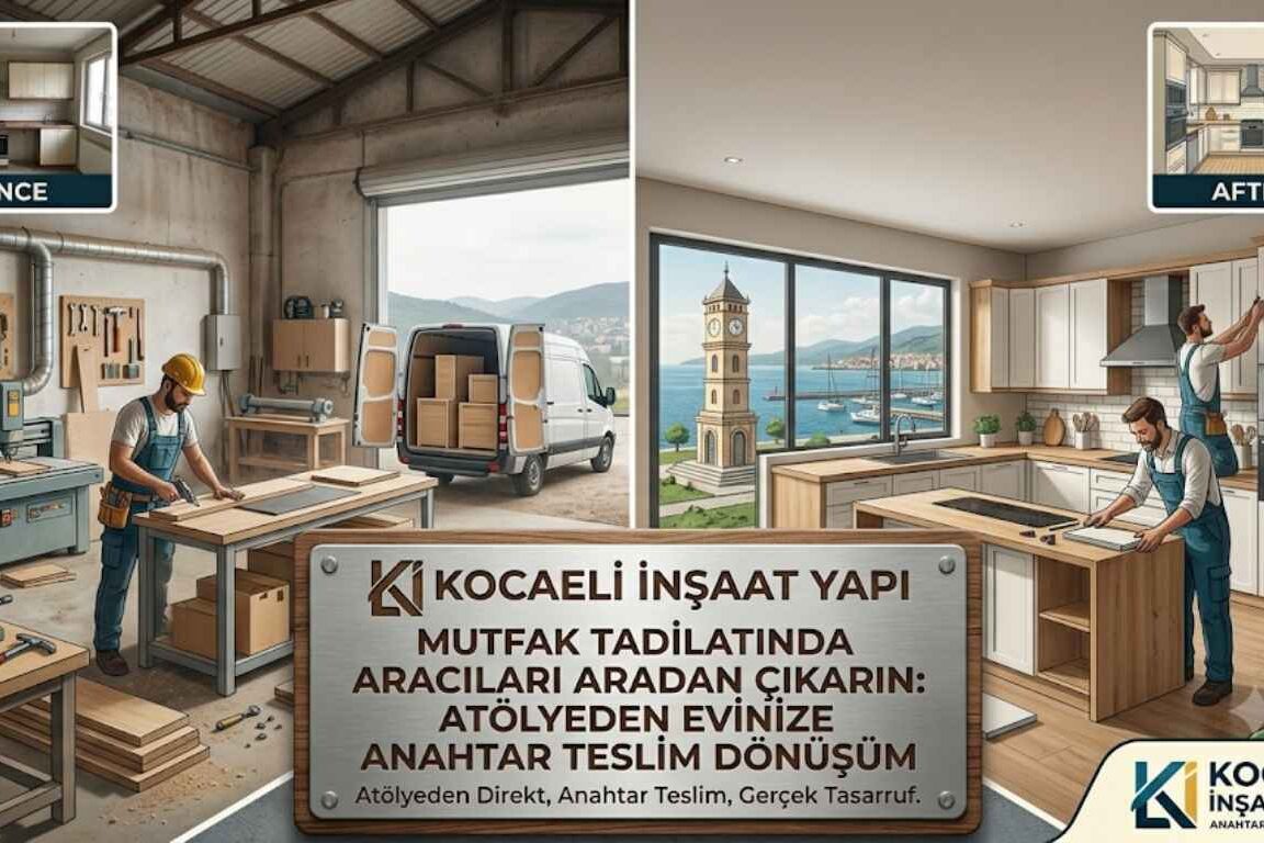 Kocaeli Mutfak Tadilatı İmalattan Anahtar Teslim Kocaeli anahtar teslim mutfak tadilatı ve imalattan mutfak dolabı projesi