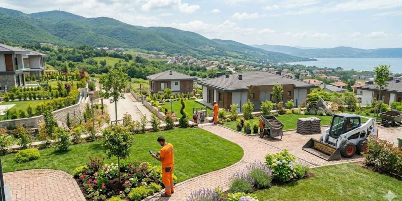 kocaeli hazır rulo çim villa bahçe düzenleme peyzaj firmaları kocaeli inşaat yapı