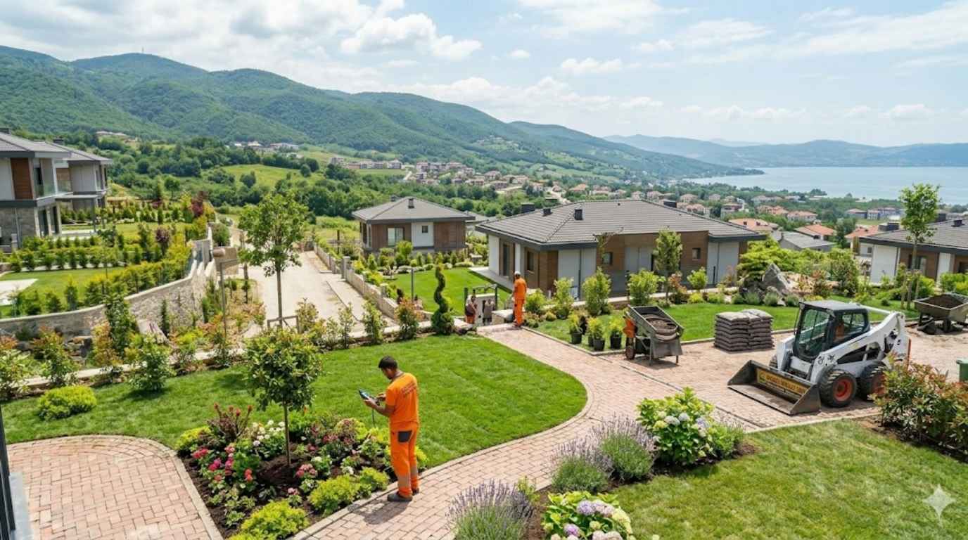 kocaeli hazır rulo çim villa bahçe düzenleme peyzaj firmaları kocaeli inşaat yapı