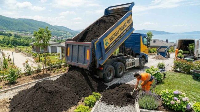 peyzajda toprak seçimi humuslu ve elenmiş toprak neden önemlidir kocaeli inşaat yapı