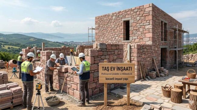 Taş ev inşaatında profesyonel çözümler sunalım kocaeli inşaat yapı şantiyesi mimari proje uygulaması